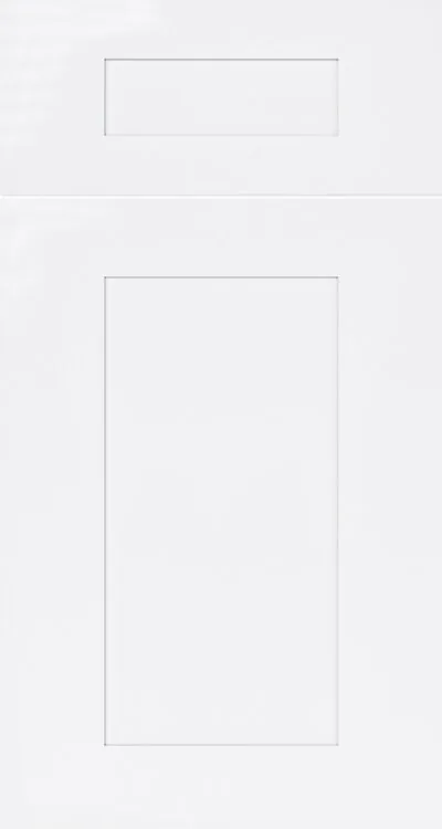 Acabado de puerta Shaker White de Cabinet Bazaar