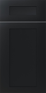 Acabado de puerta Shaker Black de Cabinet Bazaar