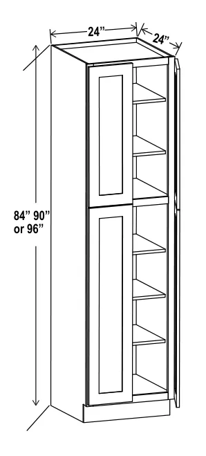 Utility Pantry dimension diagram