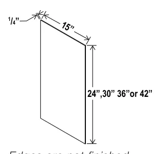 Wall Skin Panel dimension diagram