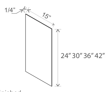 Wall Skin Panel dimension diagram