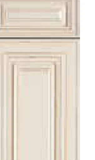 Charleston White cabinet door