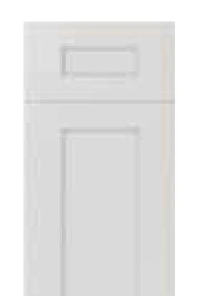 Double Dove White cabinet door