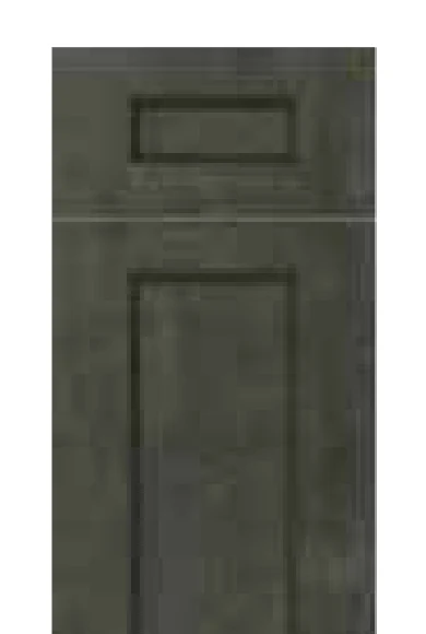 Double Smokey Gray cabinet door