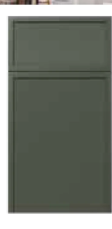 Slim Aston Green cabinet door