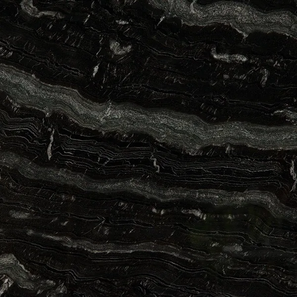 Agatha Black granite countertop slab