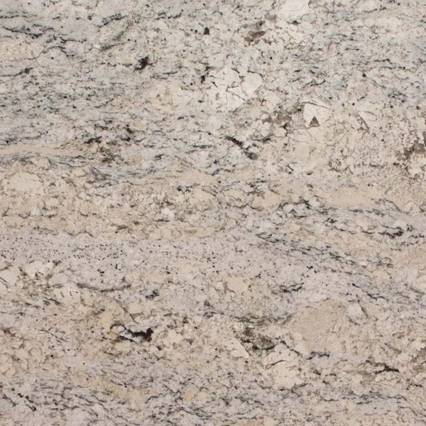 White Ice granite countertop slab
