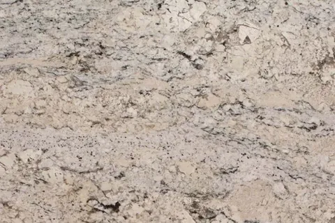 White Ice granite countertop slab