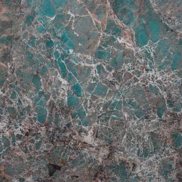 Amazonite quartzite countertop slab