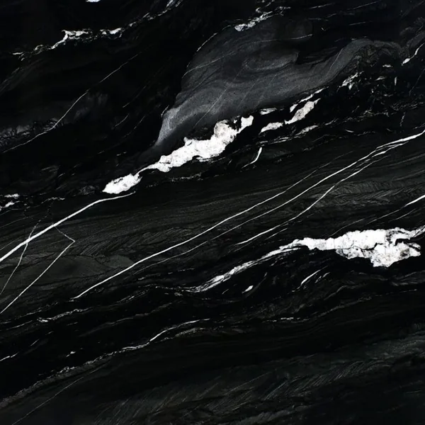 Andes Black quartzite countertop slab