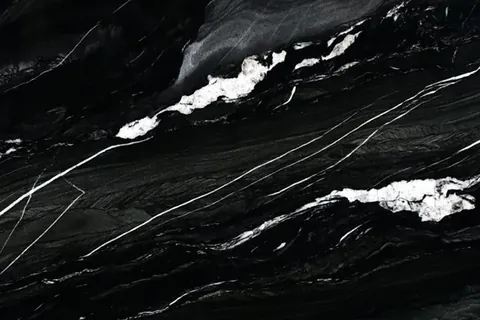Andes Black quartzite countertop slab