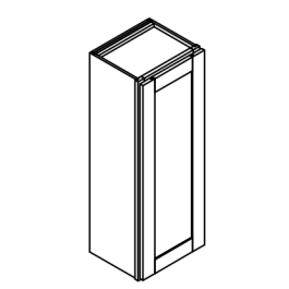 42"H One Door Wall Cabinets
