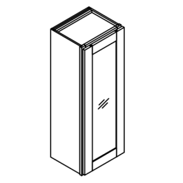 42" High One Door Wall Cabinets
