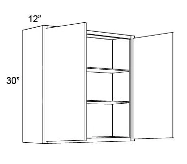 30" HIGH WALL CABINETS- DOUBLE DOOR