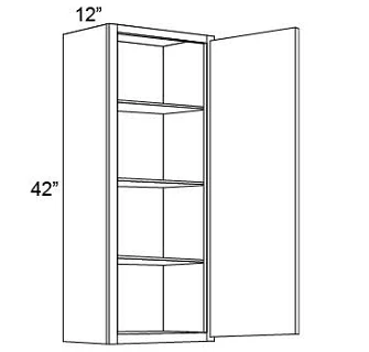 42" HIGH WALL CABINETS- SINGLE DOOR