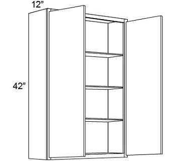 42" HIGH WALL CABINETS- DOUBLE DOOR