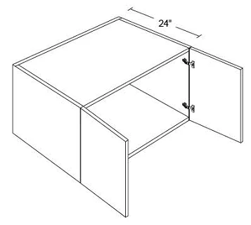 REFRIGERATOR WALL CABINETS - 24" DEEP