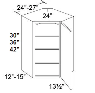 WALL DIAGONAL CORNER