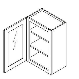 GLASS DOOR WALL CABINETS