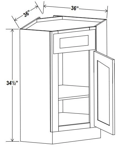 CORNER SINK BASES