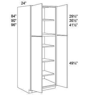 TALL PANTRY - DOUBLE DOOR