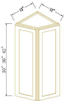 WALL END CORNER CABINET