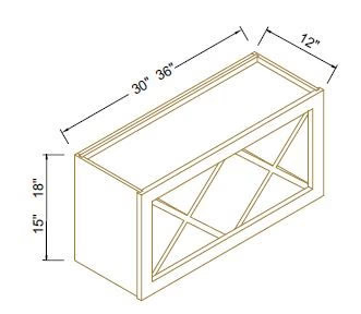 WINE RACK WITH X DIVIDER CUBE INSERT