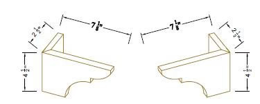 VANITY DECORATIVE LEGS