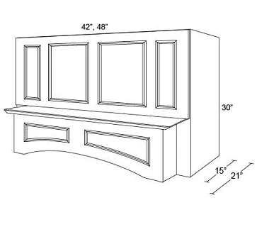 WOOD HOODS - ARCHED HOOD