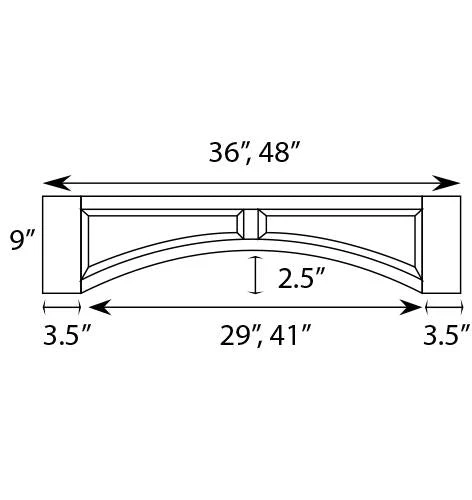 ARCHED-RAISED PANEL