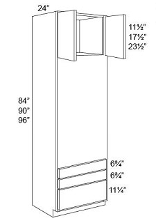 OVEN CABINET SINGLE WITH 3 DRAWERS
