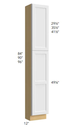 12" DEEP TALL PANTRY - SINGLE DOOR