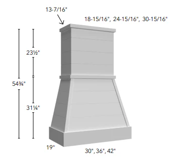 WOOD HOODS - FARMHOUSE HOOD