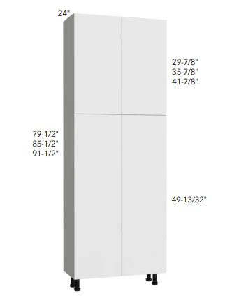 24" DEEP TALL PANTRY - DOUBLE DOOR