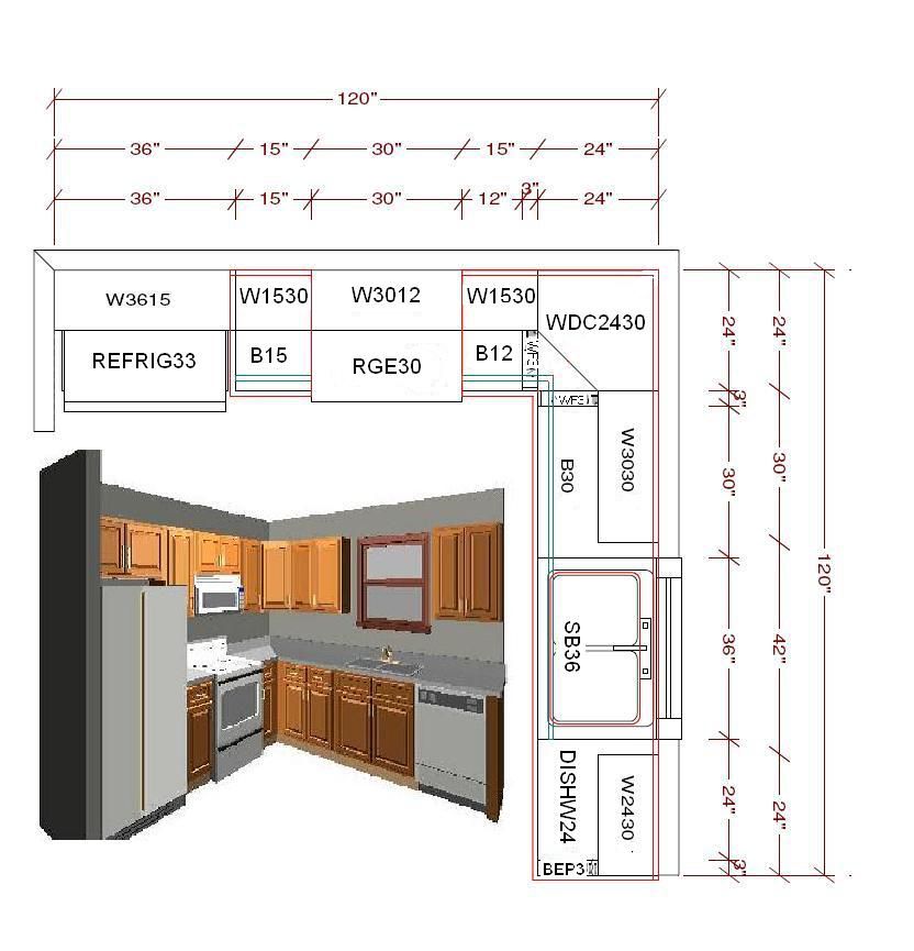 10x10 Kitchen Layout