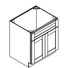 1 Drawer Sink Base Cabinet