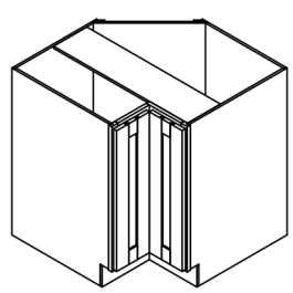 Lazy Susan Cabinet – Metal Spin Rack