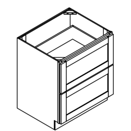 Two Drawer Base Cabinet