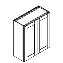 30″H Two Door Wall Cabinets