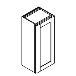 36″H One Door Wall Cabinets