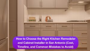 How to Choose the Right Kitchen Remodeler and Cabinet Installer in San Antonio (Cost, Timeline, and Common Mistakes to Avoid)