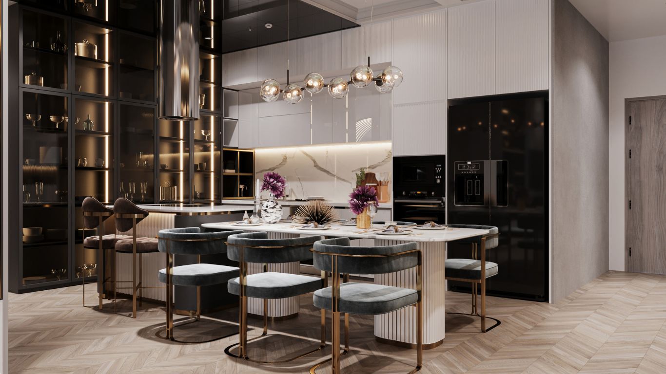 Modern kitchen cabinet