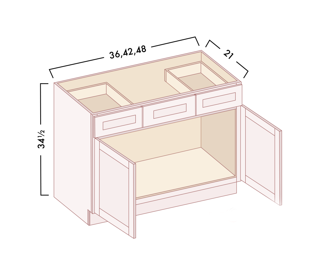 VANITY SINK COMBO BASES