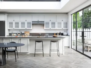 white shaker cabinets in San Antonio