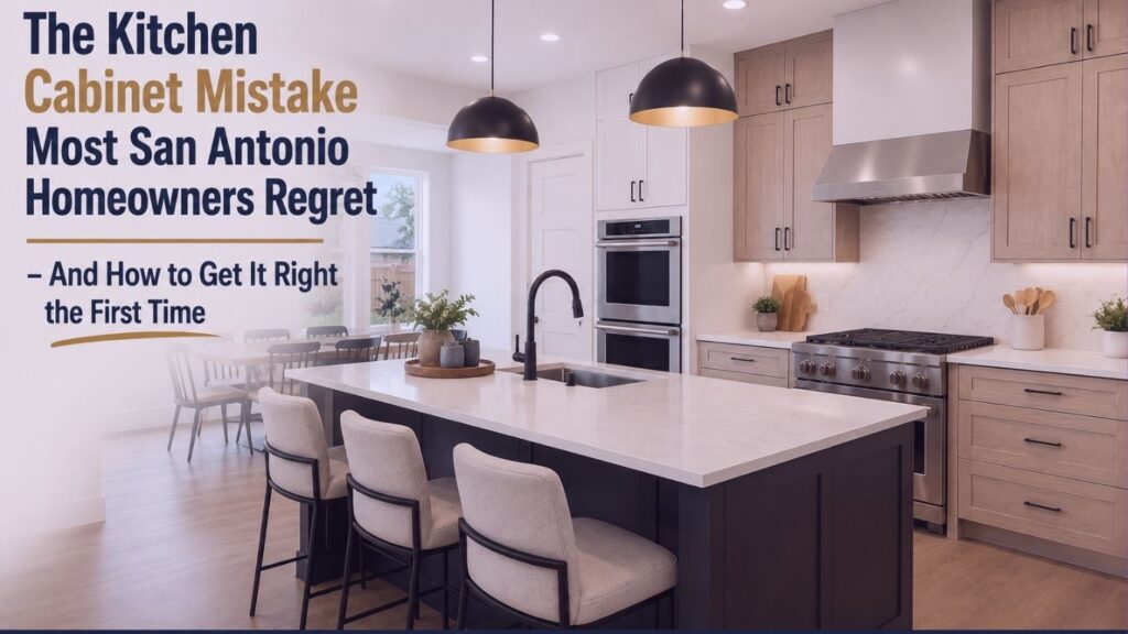 The Kitchen Cabinet Mistake Most San Antonio Homeowners Regret – And How to Get It Right the First Time